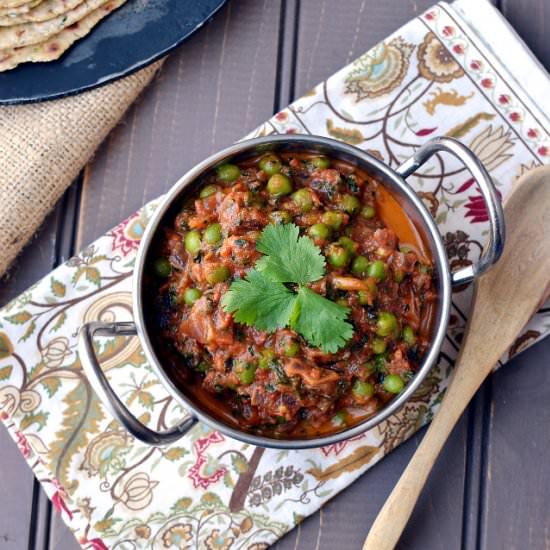 Methi Matar Masala - Recipe photo by Pavani