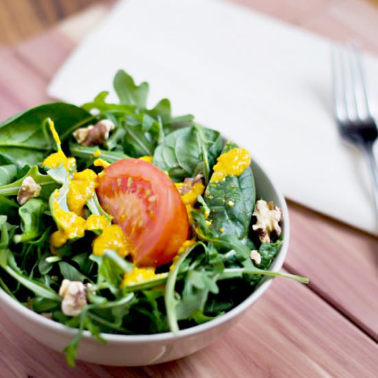 Carrot ginger miso salad dressing - Recipe photo by tarajung