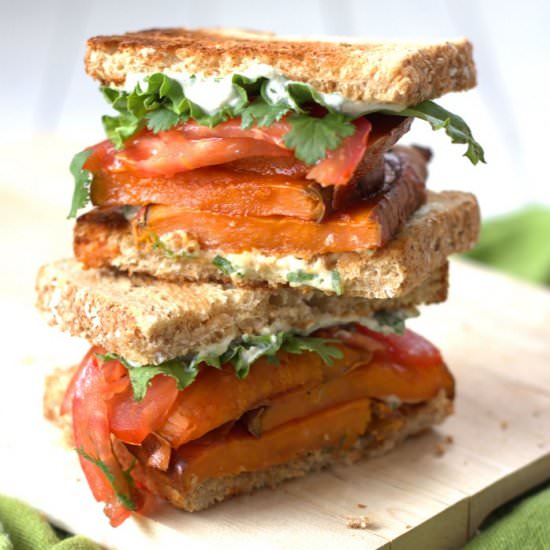 Vegan Sweet Potato Club - Recipe photo by Connoisseurus Veg