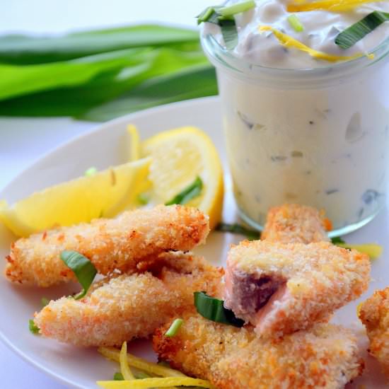Salmon Fish Fingers - Recipe photo by How big are the small things