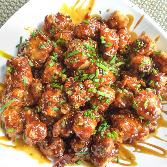 Crispy Sesame Chicken - Recipe photo by TwistedTastes