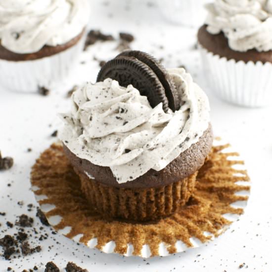 Oreo Cupcakes - Recipe photo by Stuck on Sweet