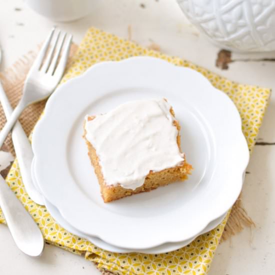 Vanilla Almond Brownie - Recipe photo by mypurplespoon