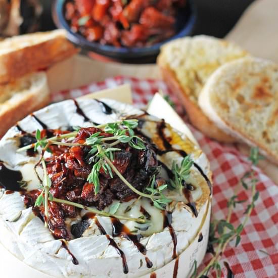Baked Camembert with Black Garlic - Recipe photo by myfussyeater