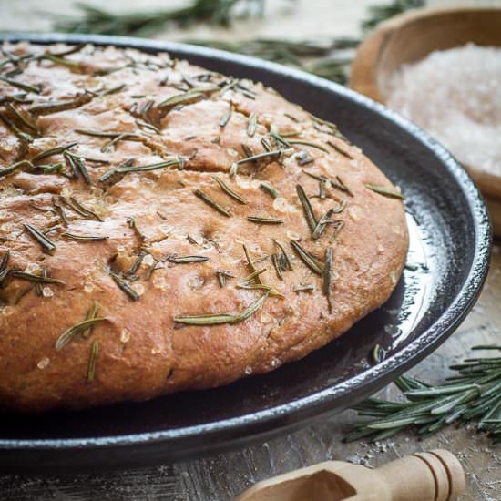 Rosemary Focaccia - Recipe photo by handfulofrecipes