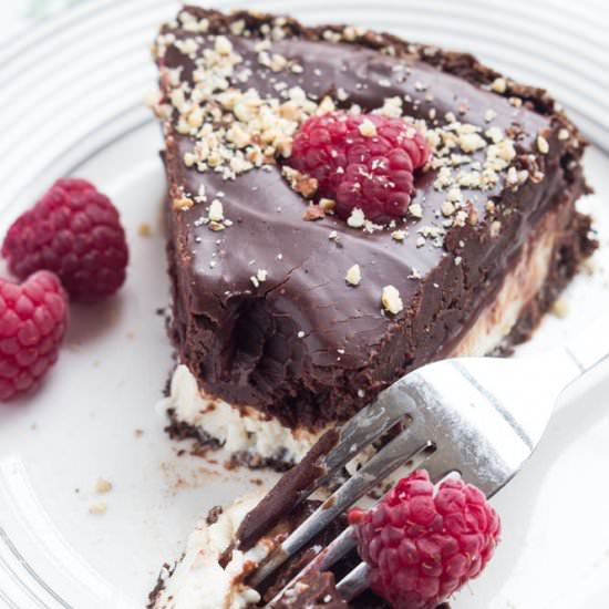 Chocolate and Raspberry Tart - Recipe photo by littlebroken