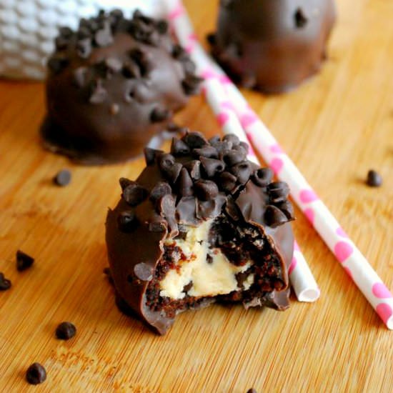 Cookie Dough Brownie Bombs - Recipe photo by thedomesticrebel