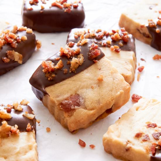Maple Bacon Shortbread - Recipe photo by I bake he shoots