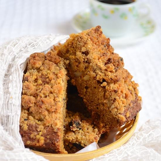 Carrot Streusel Bars - Recipe photo by currytrail