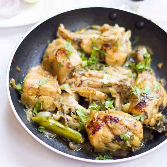 Chicken with Caramelized Onions - Recipe photo by myfoodstory