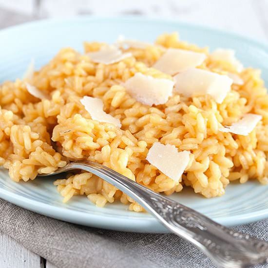 Risotto Milanese - Recipe photo by ohmydish
