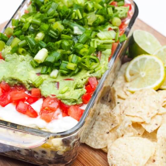 Seven Layer Dip - Recipe photo by avocadopesto