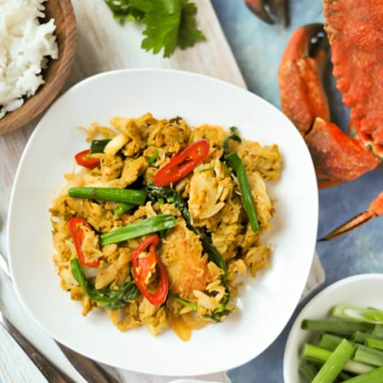 Crab Curry Stir Fry - Recipe photo by rachelcooksthai