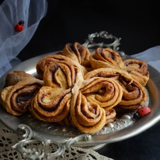 Vegan Dough Butterflies - Recipe photo by Biochimist_la_cratita