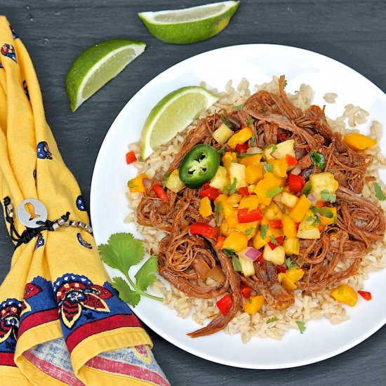 Slow Cooker Mexican Flank Steak - Recipe photo by FountainAvenueKitchen