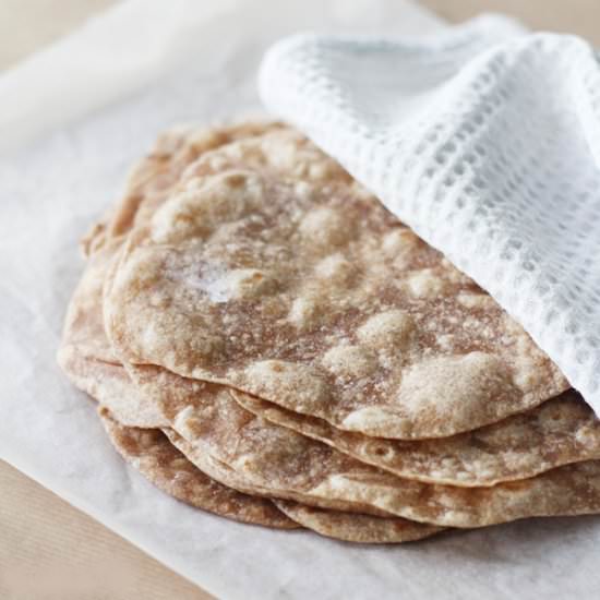 Homemade Flour Tortillas - Recipe photo by the tummy train