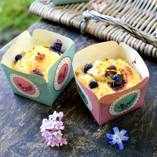 Orange Ricotta Muffins - Recipe photo by spiceinthecity