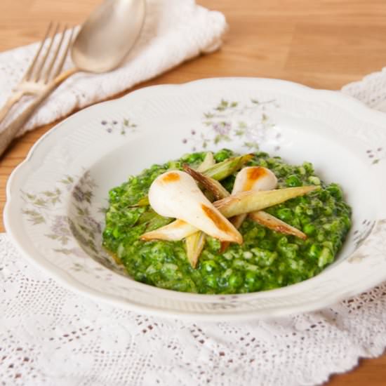 Wild Garlic Risotto - Recipe photo by vanellope