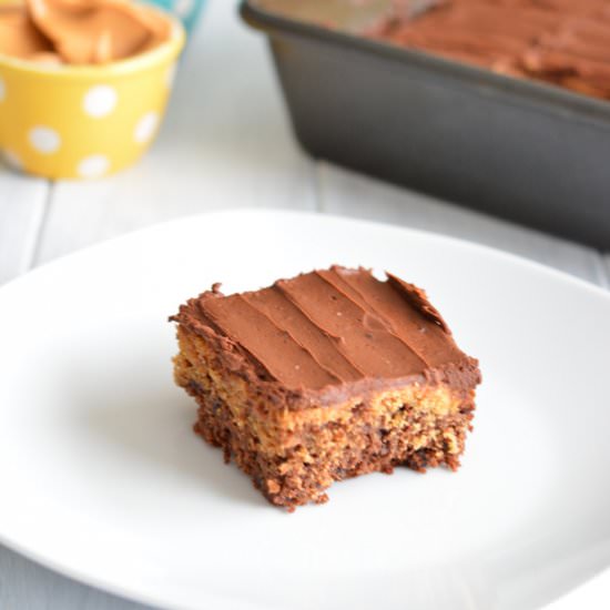 Chocolate Peanut Butter Brownie - Recipe photo by Nourishedsimply