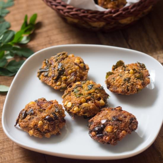 Drumstick Leaves Masal Vadai - Recipe photo by Akila