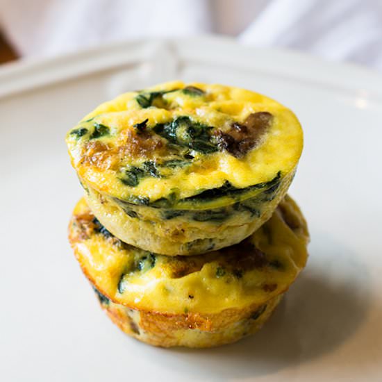 Crustless Mini Quiches - Recipe photo by dearcrissy