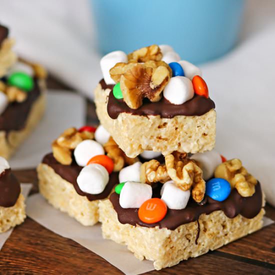 Rocky Road Krispies Treats - Recipe photo by Kleinworth &amp; Co