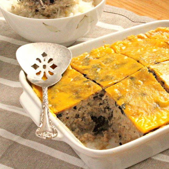 Vietnamese egg meatloaf - Recipe photo by Miamivores