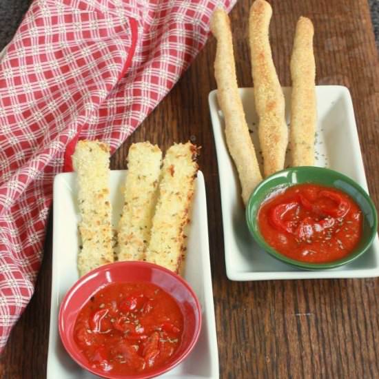 Baked Mozzarella Sticks - Recipe photo by TspCurry