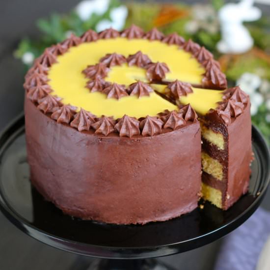 Eierlikör (Eggnog) Chocolate Cake - Recipe photo by baketotheroots