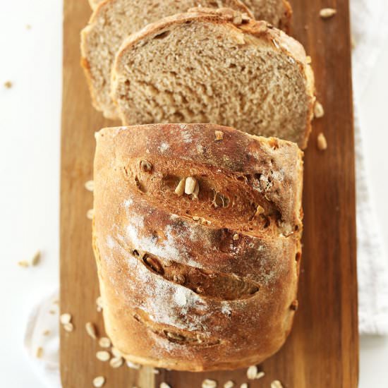 Easy Whole Grain Seeded Bread - Recipe photo by minimalist baker