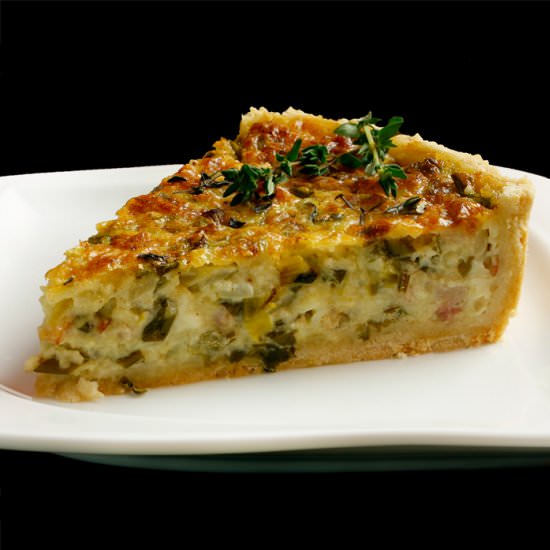 Two Cheese Quiche - Recipe photo by AllThatCooking