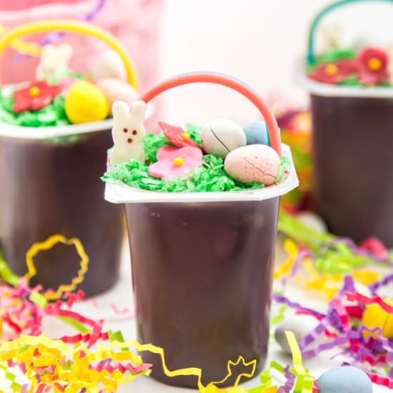Easter Basket Pudding Cups - Recipe photo by cookwithmanali