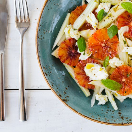 Fennel Blood Orange Salad - Recipe photo by trickytine
