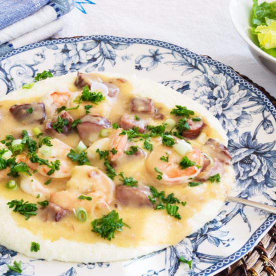 Shrimp & Grits - Recipe photo by san pasqual's kitchen
