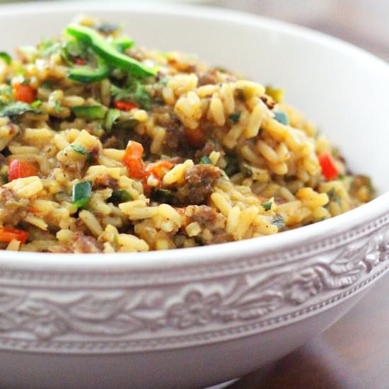 Cajun Dirty Rice - Recipe photo by Melissassouthernstylekitchen