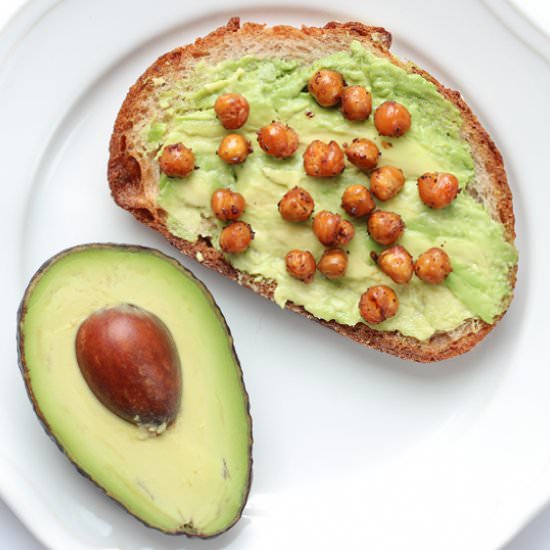 Coffee and Garlic Roasted Chickpeas - Recipe photo by micibakes