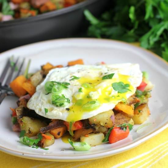 Healthy Three Potato Hash - Recipe photo by EricasRecipes