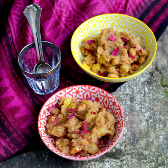 Pineapple Kesari - Recipe photo by spiceinthecity
