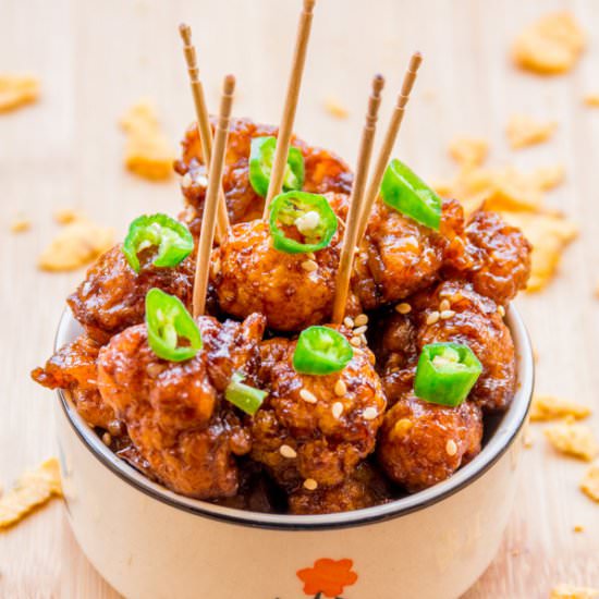 Cauliflower Manchurian - Recipe photo by Priyanka DK
