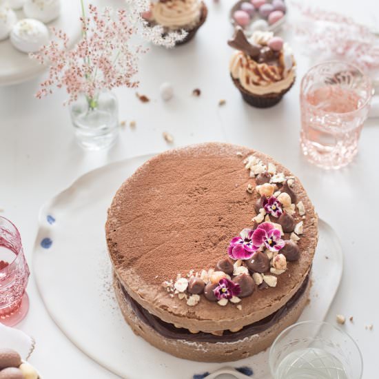Chocolate Hazelnut Sponge - Recipe photo by simmerandboyle