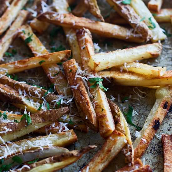 Crispy Baked Fries - Recipe photo by cookingforkeeps