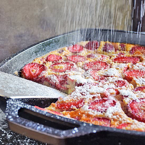 Strawberry Clafoutis - Recipe photo by LifeTastesGood