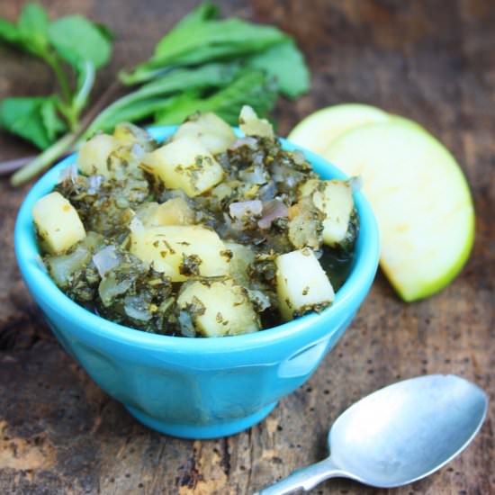Mint and Apple Relish - Recipe photo by fromthelarder