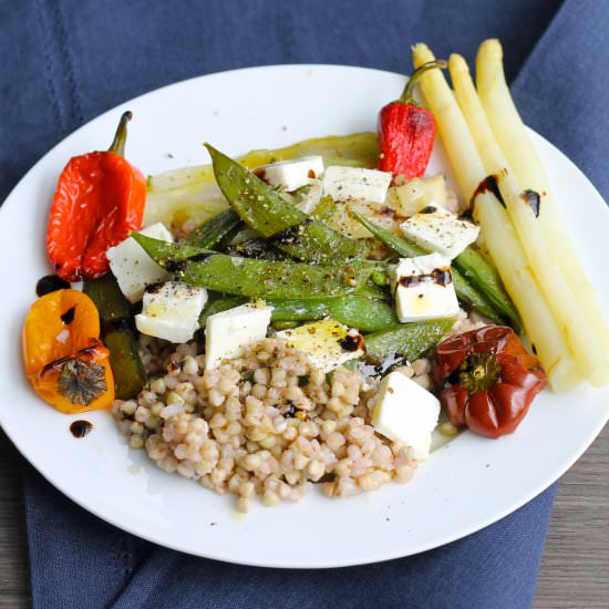 Spring Veggies and Buckwheat - Recipe photo by saffronandsun