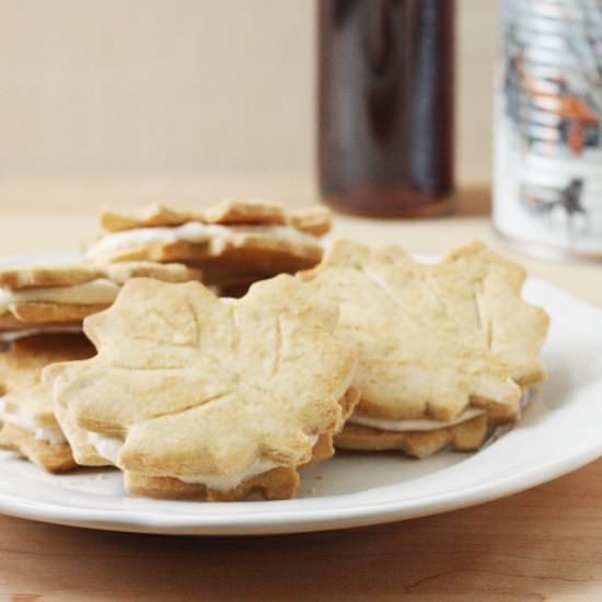 Homemade Maple Leaf Cookies - Recipe photo by foodnouveau