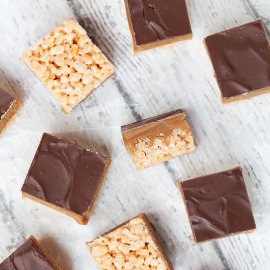 Millionaire's Caramel Krispies - Recipe photo by littlesugarsnaps