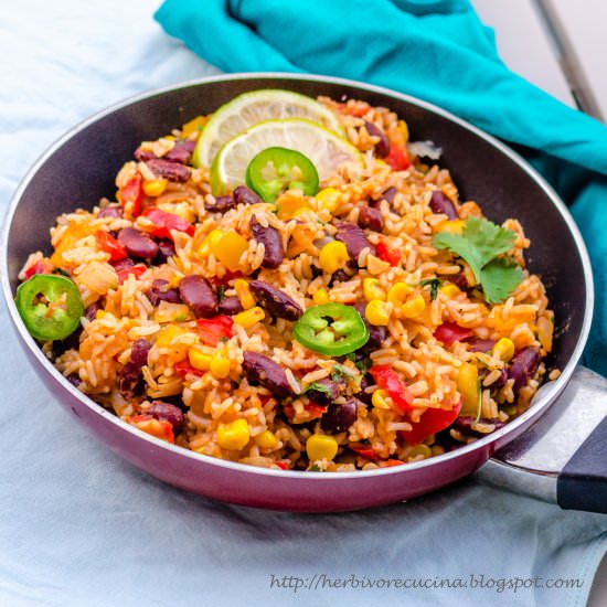 Mexican Rice - Recipe photo by Herbivore Cucina