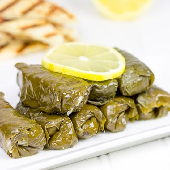 Stuffed Grape Leaves - Recipe photo by spicedblog