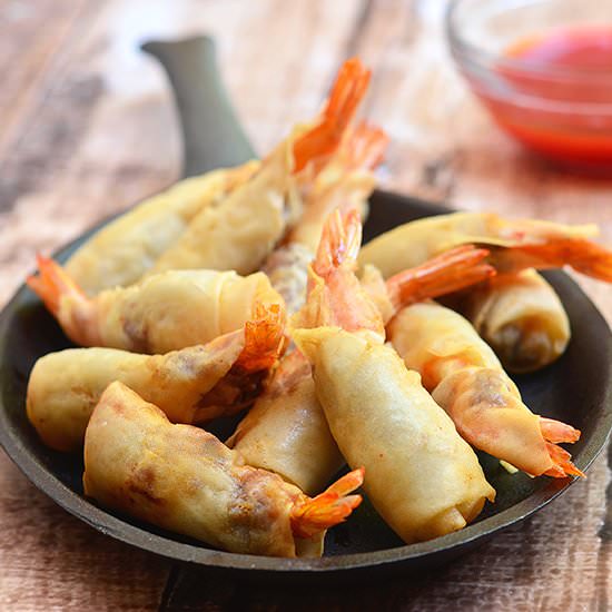 Rellenong Hipon - Recipe photo by Kawalingpinoy