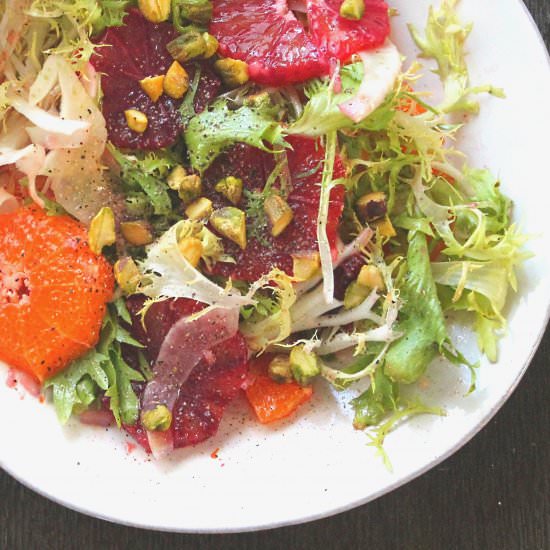 Blood Orange Salad with Fennel - Recipe photo by TheGourmetGourmand